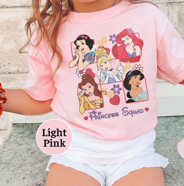 Disney Princess Squad Shirt, Disney Matching Shirt, Disney Princess Shirt, Belle, Cinderella, Snow White