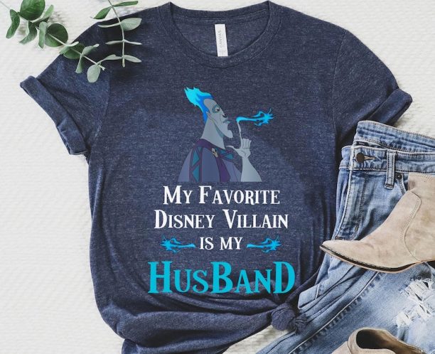 Disney Hercules Hades My Favorite Villain Is My Husband Shirt / Disney Hercules Shirt / Walt Disney World Tee