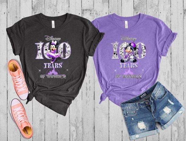 Disney 100 Years Of Wonder Shirt, Disney 100th Anniversary Shirt, Disney Family Matching Shirt