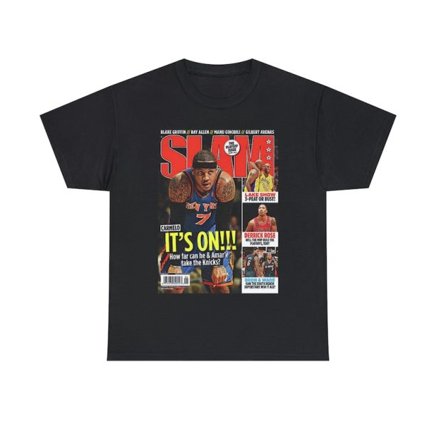 Carmelo Anthony New York Knicks NBA Slam Cover Tee