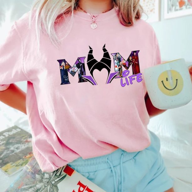 Disney Mom Maleficent Comfort Colors® Shirt, Disney Villain Mom Shirt, Disney Mothers Day Shirt, Funny Mom Shirt