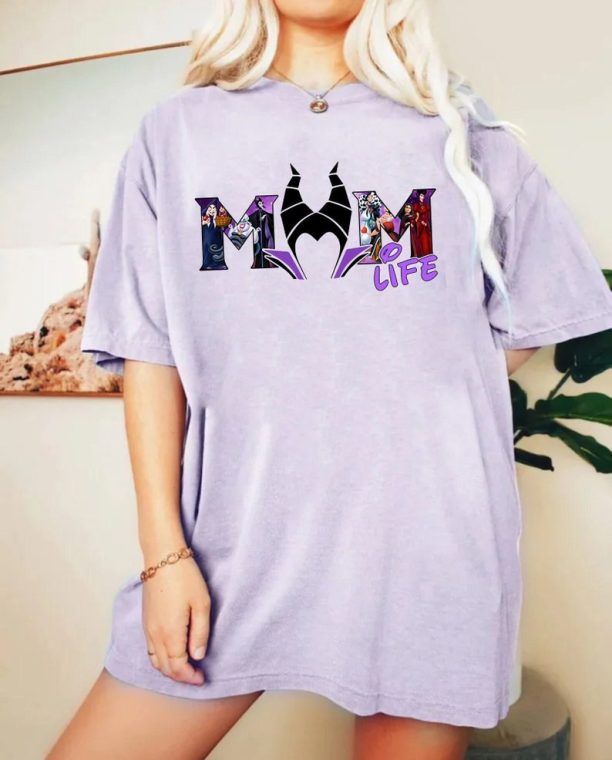 Disney Mom Maleficent Comfort Colors® Shirt, Disney Villain Mom Shirt, Disney Mothers Day Shirt, Funny Mom Shirt