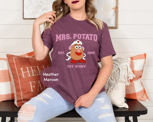 Mr Potato Head Shirt, Custom Mr And Mrs Shirt, Toy Story T-Shirt, Couple Shirts, Cute Mrs Potato Head Tee