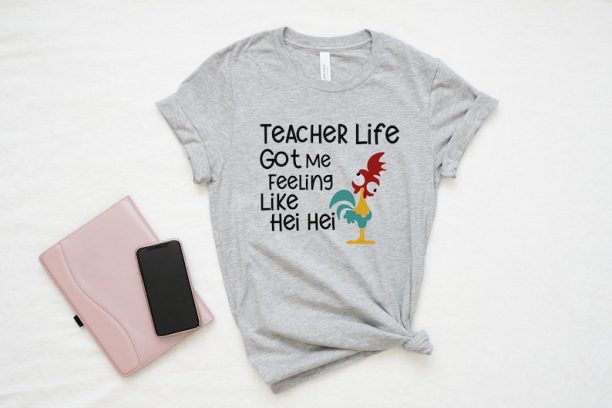 Back to School Teacher T-Shirt, Cute Teacher Shirt, Chicken Teacher Shirt,Gift for Teachers, Kindergarten Teacher