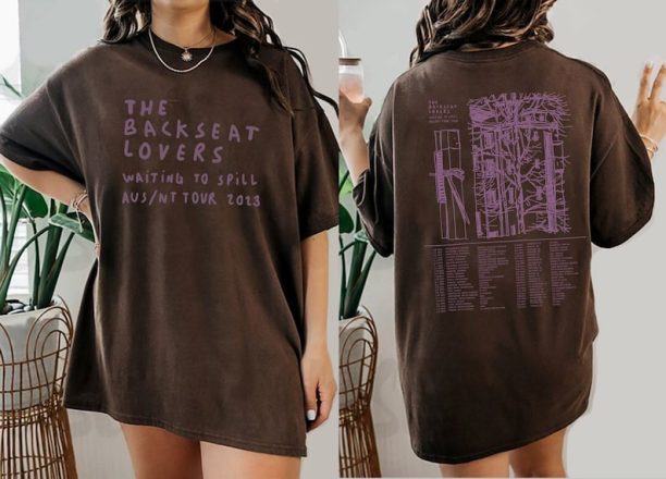 Vintage waiting to spill tour 2023 T-shirts, The backseat lovers shirt, Music Lover Shirt, Trending Shirt