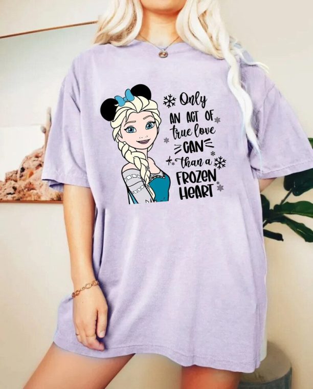 Disney Princess Comfort Colors Shirt, Disney Girls Shirt, Cinderella, Rapunzel, Disney Family Shirt, Disneyworld Shirt