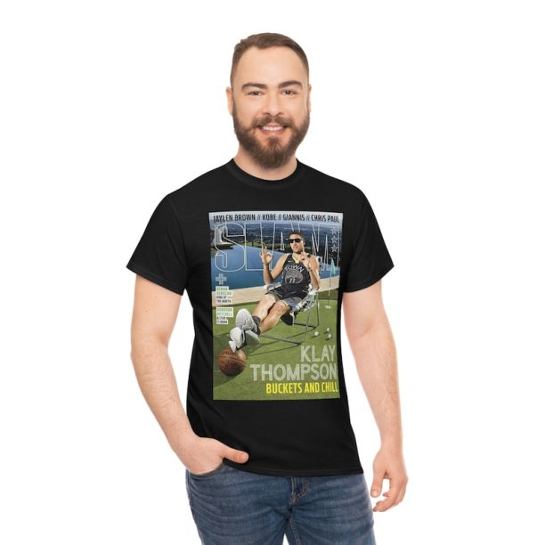 Klay Thompson Golden State Warriors NBA Slam Cover Tee Shirt