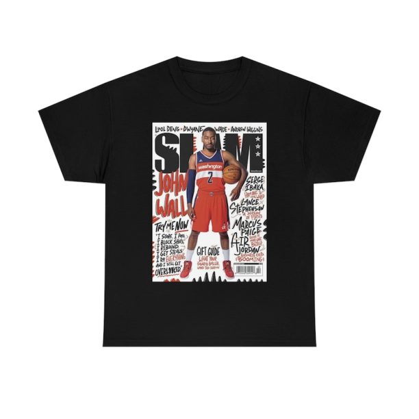 John Wall Washington Wizards NBA SLAM Cover Tee Shirt