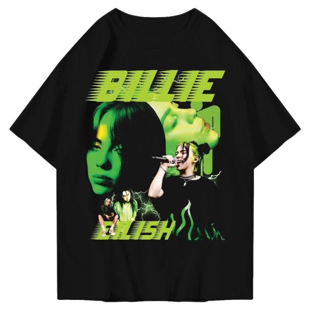 Billie Eilish Shirt, Vintage Billie Eilish Shirt, Billie Eilish Tshirt, Vintage 90s Bootleg T-shirt, Billie Eilish Merch