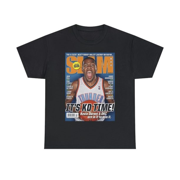 Kevin Durant OKC Thunder NBA SLAM Cover Tee Shirt