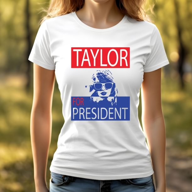 Taylor for President Shirt, Taylor Election Tee, 2024 Presidential Campaign Graphic Tee, Fan Girl Tee, Gift for Her