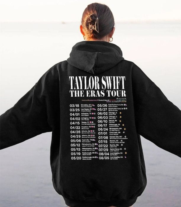 The Eras Tour Vintage 2 Side Shirt, Taylor's Version Tshirt, The Eras Tour 2023 Sweatshirt, Taylor Retro Concert Hoodie