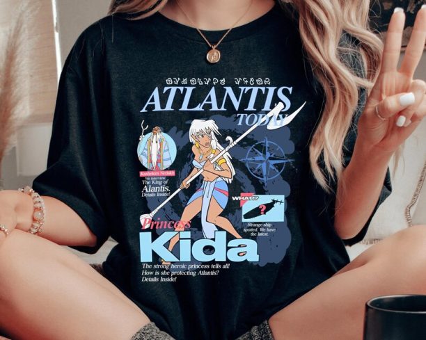 Disney Magazine Cover Atlantis Kida Shirt / Disney Princess Kida T-shirt / Disney Birthday / Walt Disney World