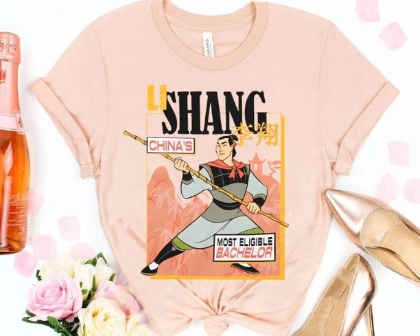 Disney Mulan Li Shang Magazine Cover Shirt / Disney Mulan Movie Tee / Disney Birthday / Walt Disney World T-shirt