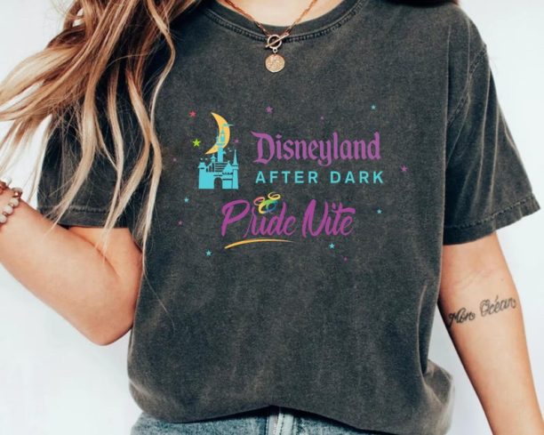 Disneyland After Dark Pride Nite T-shirt / Mickey Mouse Head Lgbt Shirt / Disney Pride T-shirt / Disney Gay Lesbian