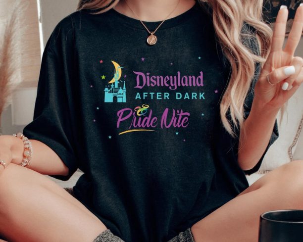 Disneyland After Dark Pride Nite T-shirt / Mickey Mouse Head Lgbt Shirt / Disney Pride T-shirt / Disney Gay Lesbian