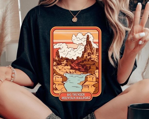 Disneyland Big Thunder Mountain Railroad Shirt / Disney Birthday / Magic Kingdom Park / Walt Disney World