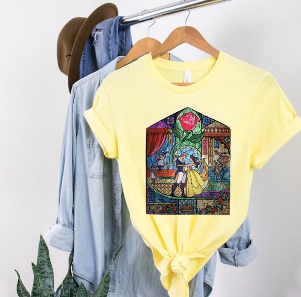 Beauty and The Beast Comfort Colors Shirt, Belle Princess Shirt, Disney Princess Shirt, Retro Disney, Disneyworld Shirt