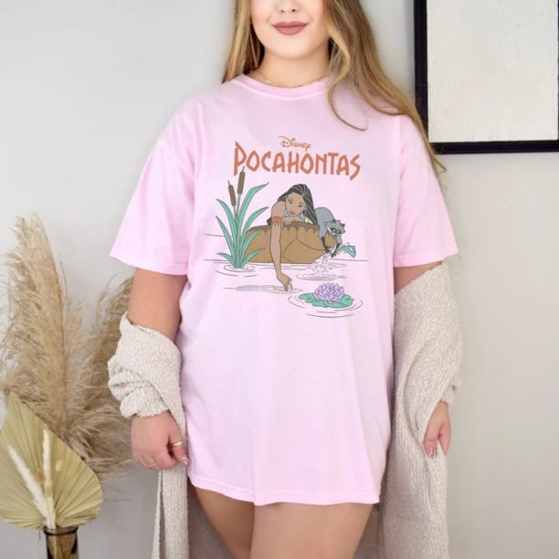 Disney Pocahontas Meeko Afternoon Dreaming Comfort Colors® Shirt, Princess Pocahontas Shirt, Disney Princess Shirt