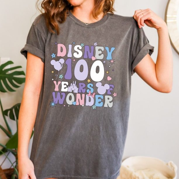 Disney 100th Anniversary Shirt, Disney 100 Years Of Wonder Shirt, Disney Shirt, World Of Magic, Disney Family Matching