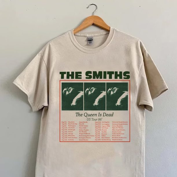 The Smiths Us Tour T-shirt, band t-shirt, The Smiths Album the queen is Dead T Shirt Gift for men, women Unisex T shirt