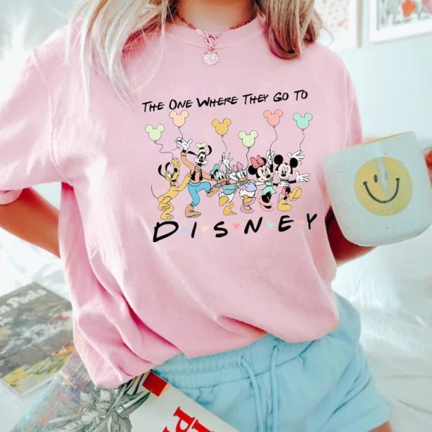 Disney The One Where They Go To Comfort Colors® Shirt, Mickey and Friends Shirt, Disneyland Shirt, Disneyworld Shirt