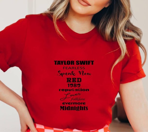 Taylor Swift The Eras Tour Shirt, Swiftie Merch Shirt, The Eras Tour 2023 Top, Swiftie Eras Tour, Taylor Swift Fan