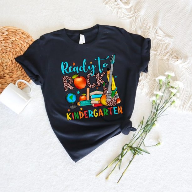 Ready To Rock Kindergarten Shirt, Back To School T-Shirt, School Group Shirts, Kindergarten Gift Shirt