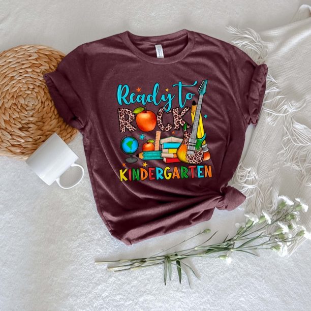 Ready To Rock Kindergarten Shirt, Back To School T-Shirt, School Group Shirts, Kindergarten Gift Shirt