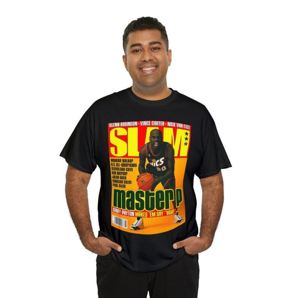 Gary Payton Seattle Supersonics NBA Slam Cover Tee Shirt