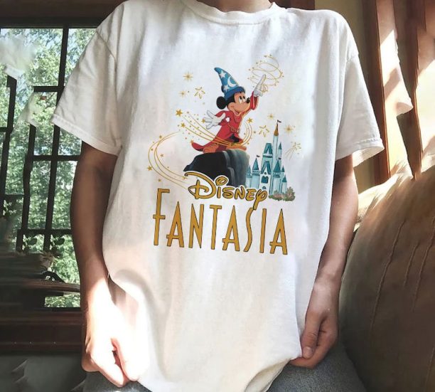 Disney Fantasia Shirt, Retro Disney Castle Shirt, Mickey Stay Magical Hollywood Studios, Disney Family Vacation 2023