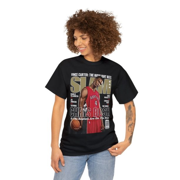 Chris Bosh Toronto Raptors NBA Slam Cover Tee Shirt