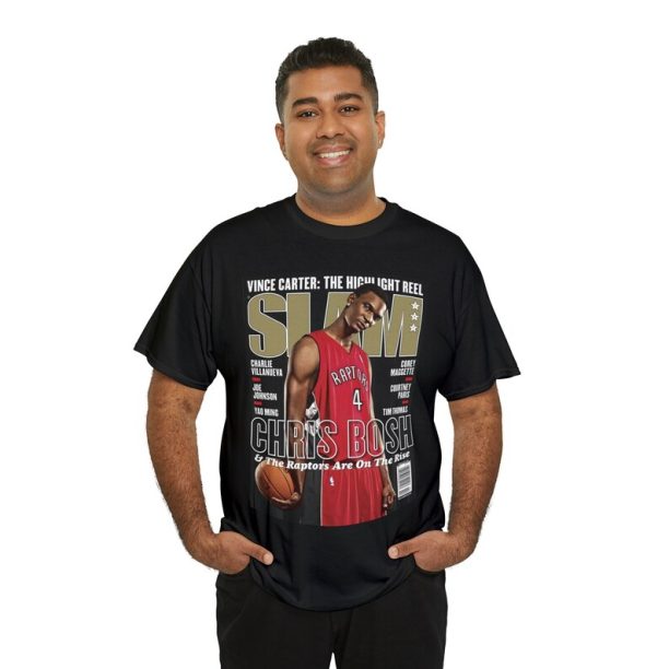 Chris Bosh Toronto Raptors NBA Slam Cover Tee Shirt