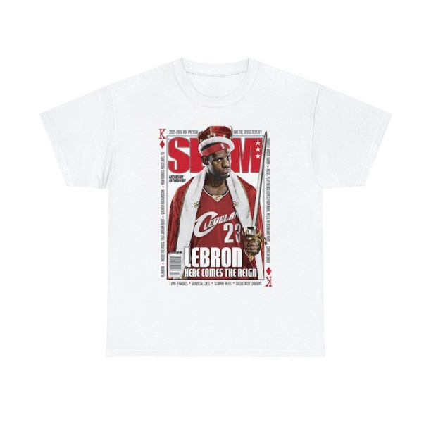 LeBron James Cleveland Cavaliers NBA Slam Cover Tee Shirt