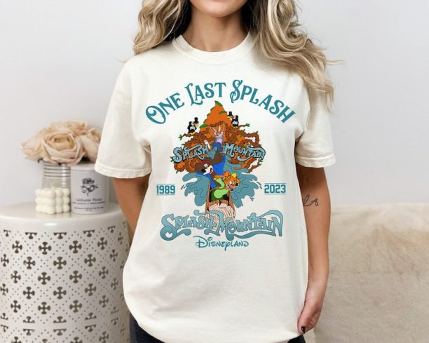 Disney Splash Mountain One Last Splash Unisex Shirt | Final Plunge 1989 - 2023