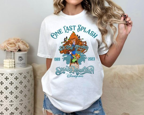 Disney Splash Mountain One Last Splash Unisex Shirt | Final Plunge 1989 - 2023