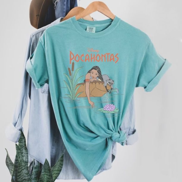 Disney Pocahontas Meeko Afternoon Dreaming Comfort Colors® Shirt, Princess Pocahontas Shirt, Disney Princess Shirt