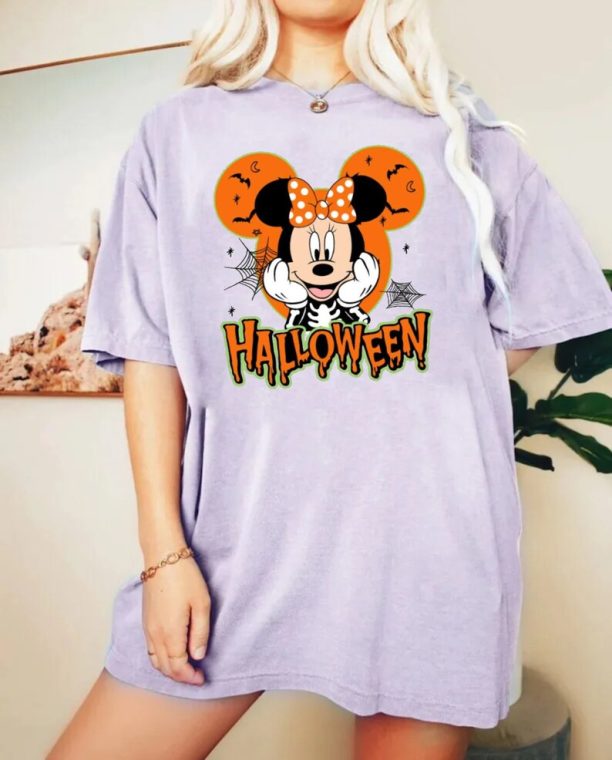 Halloween Disney Family Comfort Colors® Shirt, Halloween Mickey And Friends shirt, Disneyland Halloween shirt