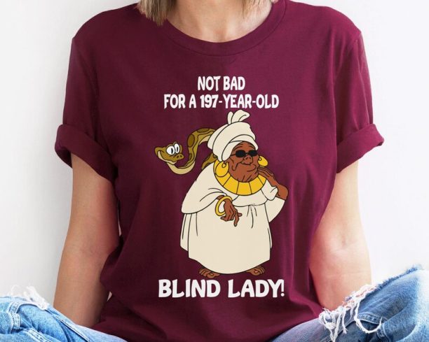 Mama Odie Not Bad For A 197-Year-Old Blind Lady Shirt / The Princess and The Frog Disney T-shirt / Walt Disney World