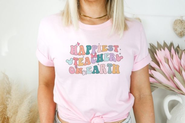 Happiest Teacher On Earth Shirt Disney Teacher Shirt Teacher Life Gift For Teacher First Disney Lover Shirt Disney Shirt