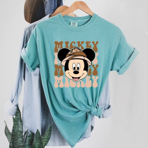 Mickey Minnie Animal Kingdom Comfort Colors® Shirt, Disney Safari Trip Shirt, Disney Leopard Shirt, Disney Adventure Shirt