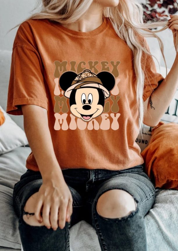 Mickey Minnie Animal Kingdom Comfort Colors® Shirt, Disney Safari Trip Shirt, Disney Leopard Shirt, Disney Adventure Shirt