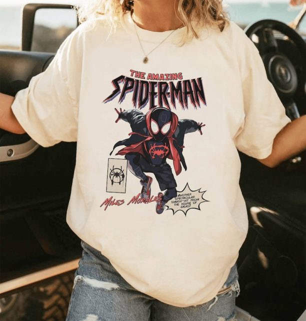 Vintage 90s The Amazing Spider Man Shirt | Retro Spiderman Comic Shirt | Spider-Man Across the Spider-Verse Shirt