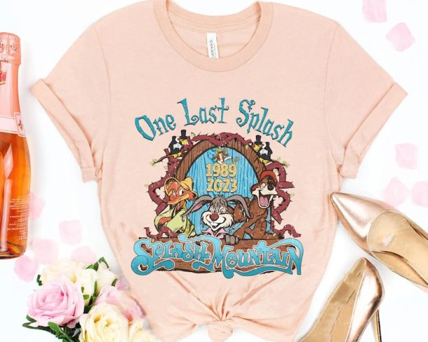 Br'Er Rabbit Fox Bear Splash Mountain One Last Splash 1989 2023 Shirt / Funny Disney T-shirt / Magic Kingdom Park