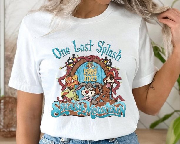 Br'Er Rabbit Fox Bear Splash Mountain One Last Splash 1989 2023 Shirt / Funny Disney T-shirt / Magic Kingdom Park