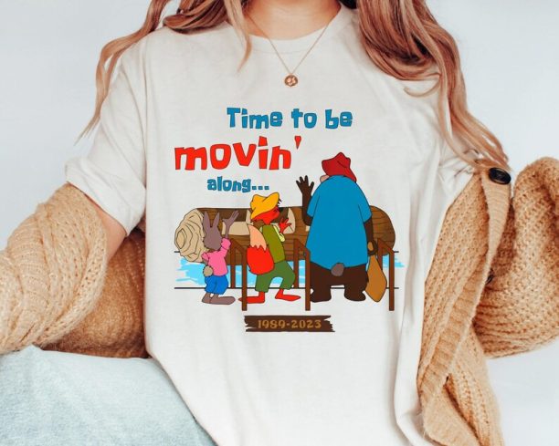 Br'Er Rabbit Fox Bear Time To Be Movin' Along Splash Mountain Shirt / One Last Splash 1989 2023 Disney Tee