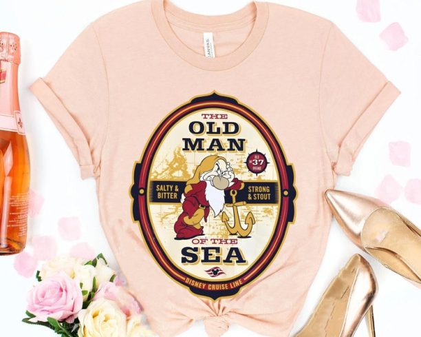 Grumpy Dwarf The Old Man Of The Sea Shirt / Cruise Line 25th Silver Anniversary At Sea T-shirt / Disney Cruise Summer Trip