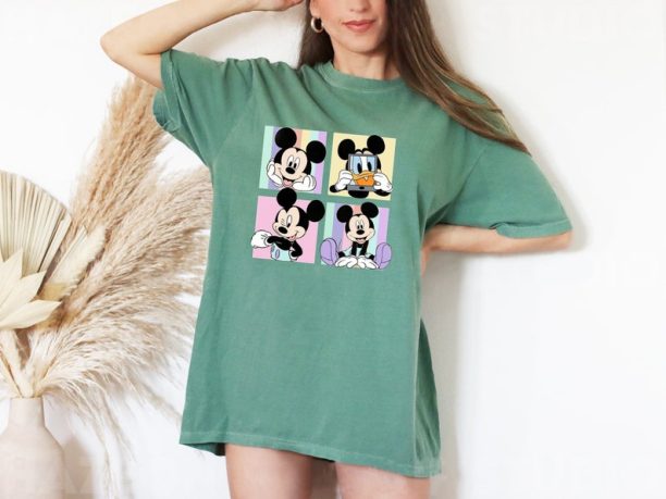 Disney Mickey Mouse Comfort Colors® Shirt, Disney Male Character Shirt, Disneyland Shirt, Disneyworld Shirt