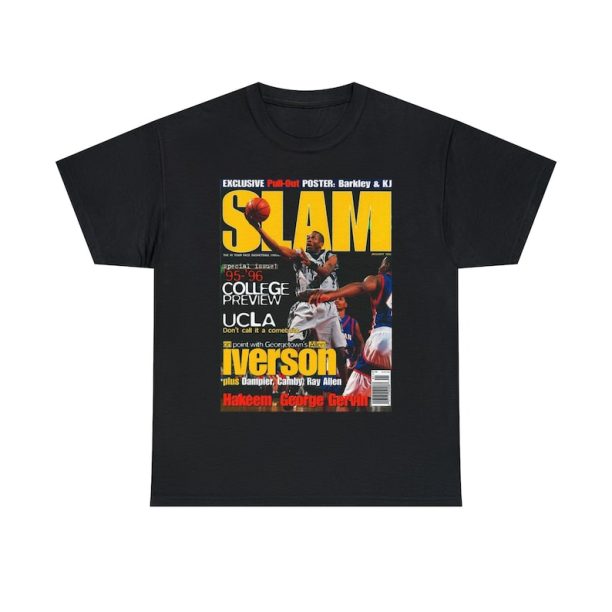 Allen Iverson Philadelphia 76ers NBA Slam Cover Tee Shirt