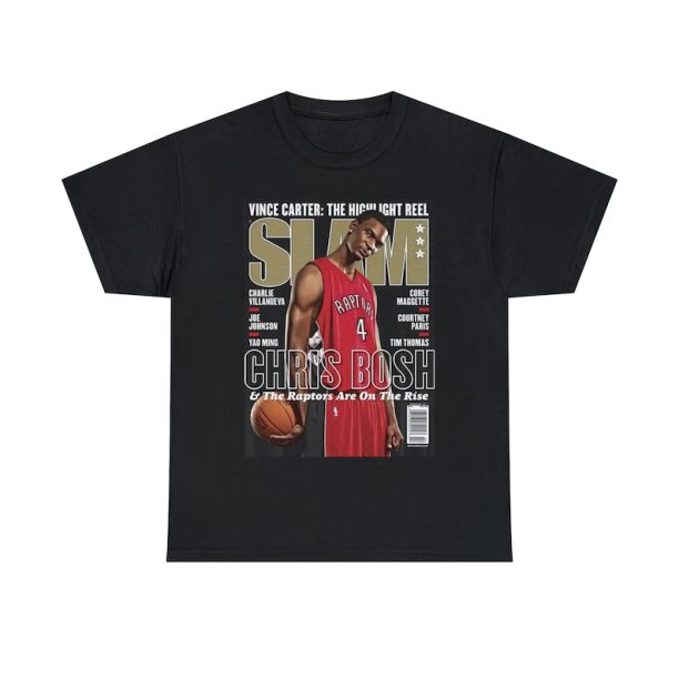 Chris Bosh Toronto Raptors NBA Slam Cover Tee Shirt